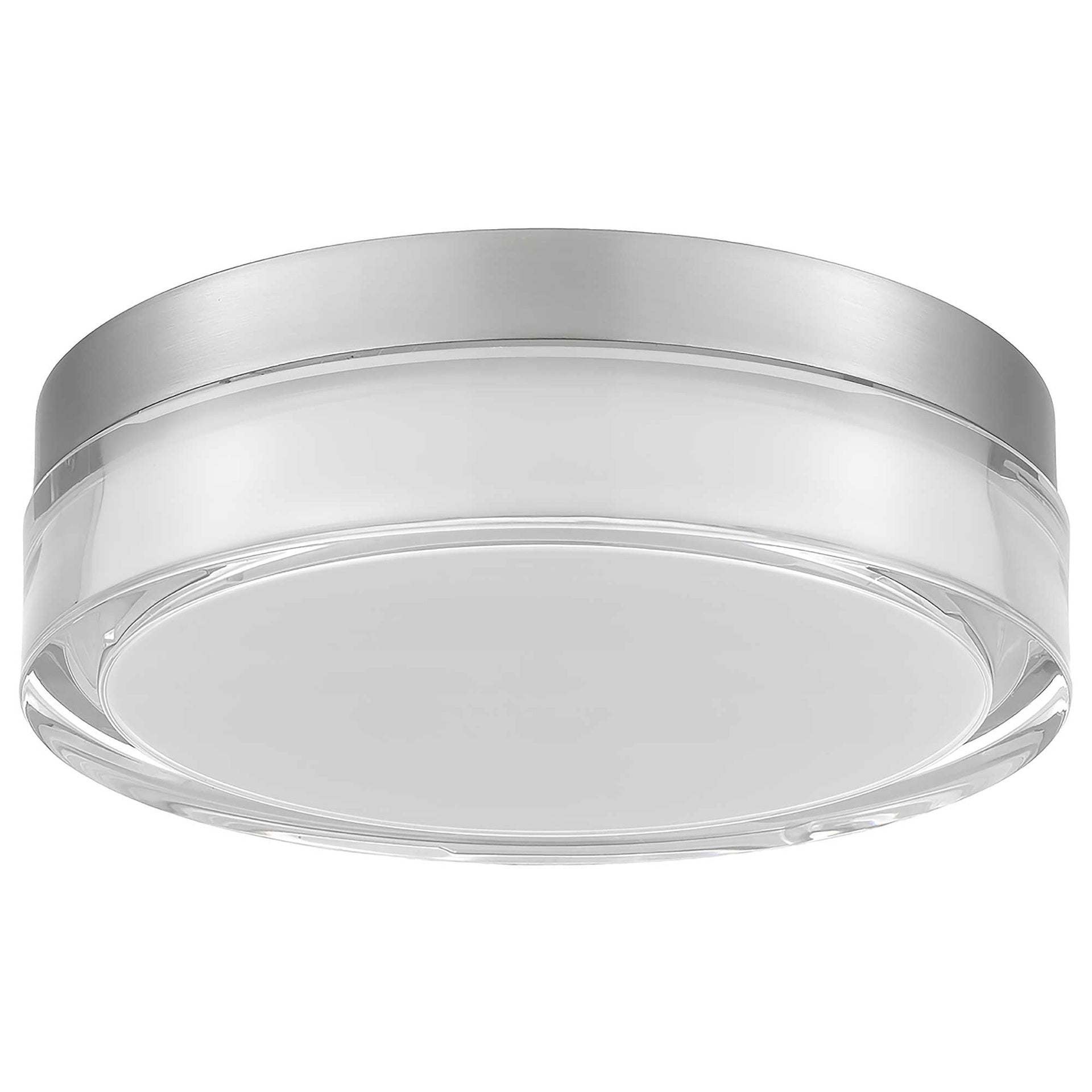 9-inch Chrome Inegrated LED Flush Mount