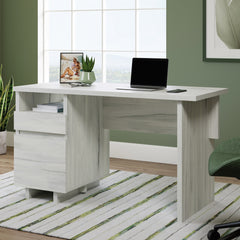 Desk with File Drawer, White finish