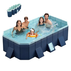1.6m PVC folding pool (not inflatable) bathes and cools in summer, suitable for outdoor patio beach garden