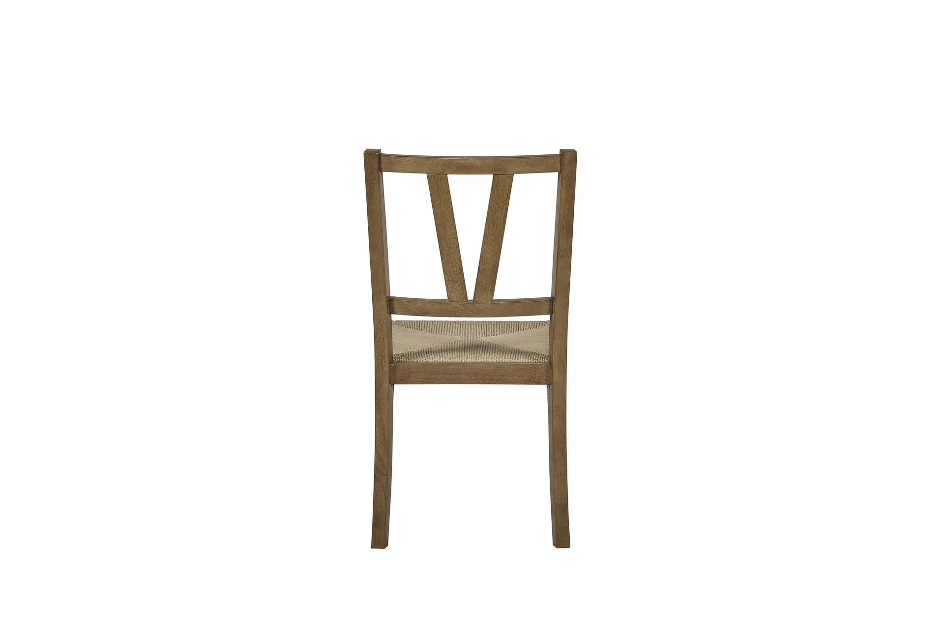 Slat Back Chair - Almond ( Set of 2)