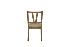 Slat Back Chair - Almond ( Set of 2)