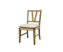 Slat Back Chair - Almond ( Set of 2)