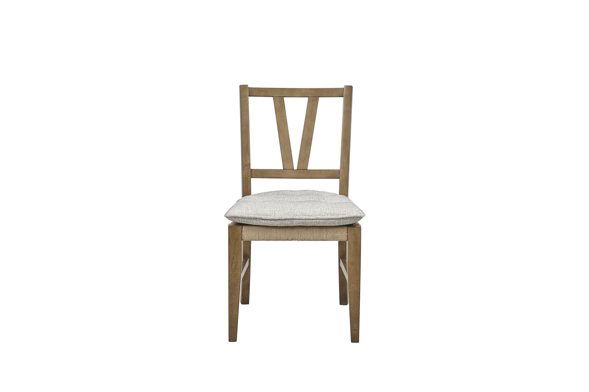Slat Back Chair - Almond ( Set of 2)