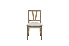 Slat Back Chair - Almond ( Set of 2)