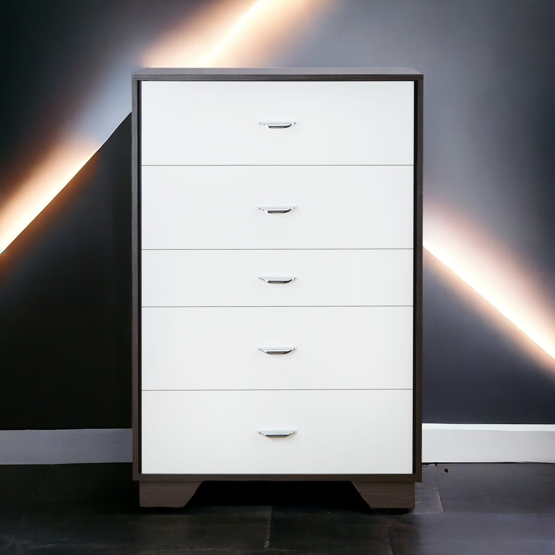 Eloy White & Espresso Finish Chest