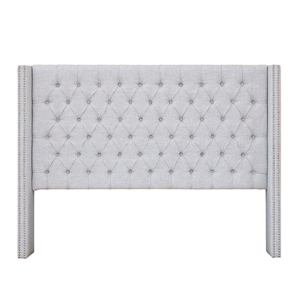 Upholstery Headboard Grey Queen