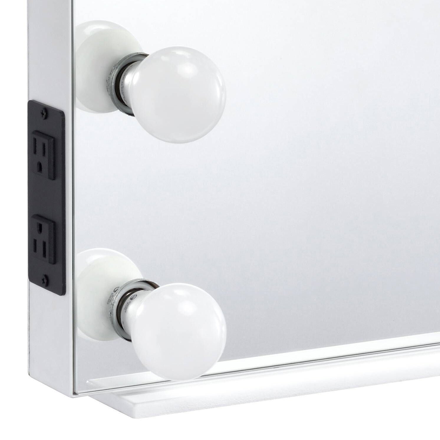 Asa White Finish Accent Mirror