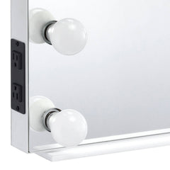 Asa White Finish Accent Mirror