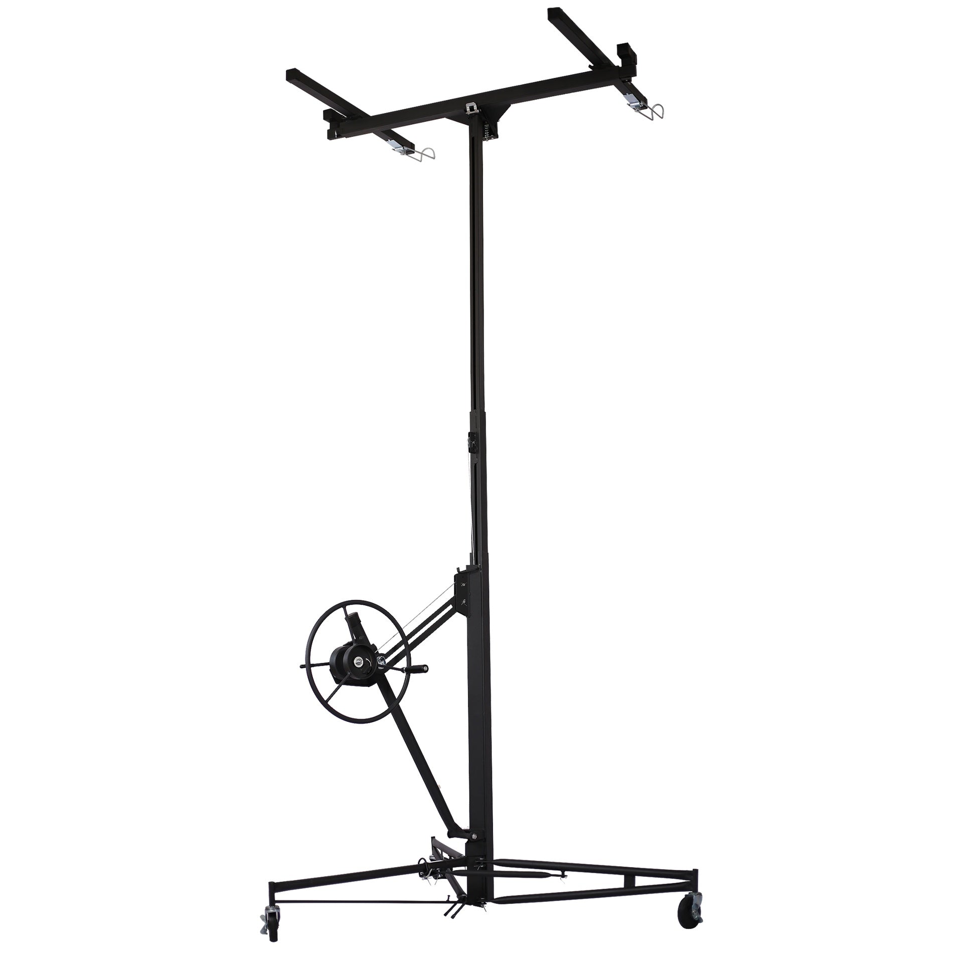Drywall Lift Panel 13' Lift Drywall Panel Hoist Jack Lifter,black