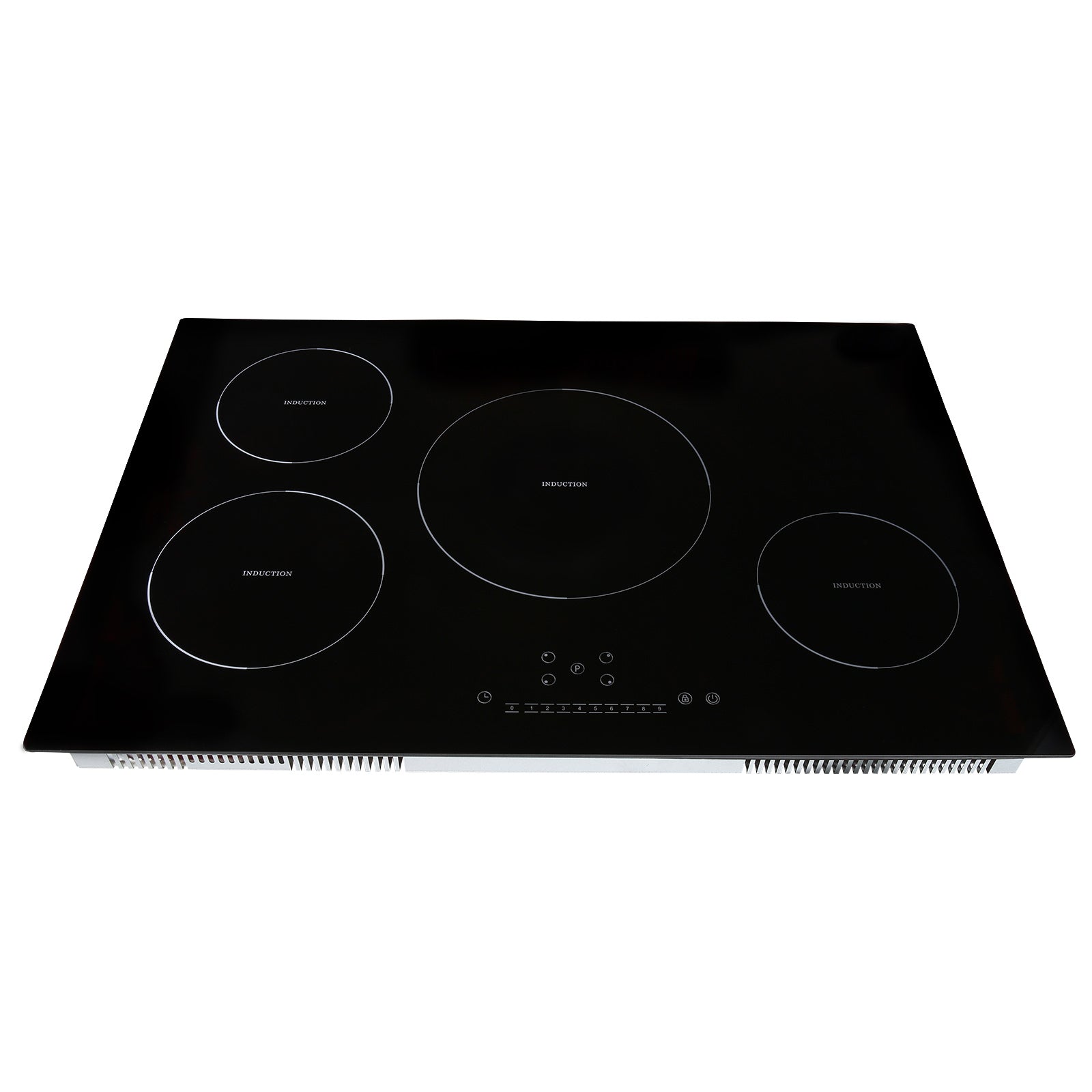 Electric Cooktop, 4 Burners, 30'' Induction Stove Top, Built-in Magnetic Cooktop 7500W, 9 Heating Level Multifunctional Burner, LED Touch Screen with Child Lock & Over-Temperature Protection