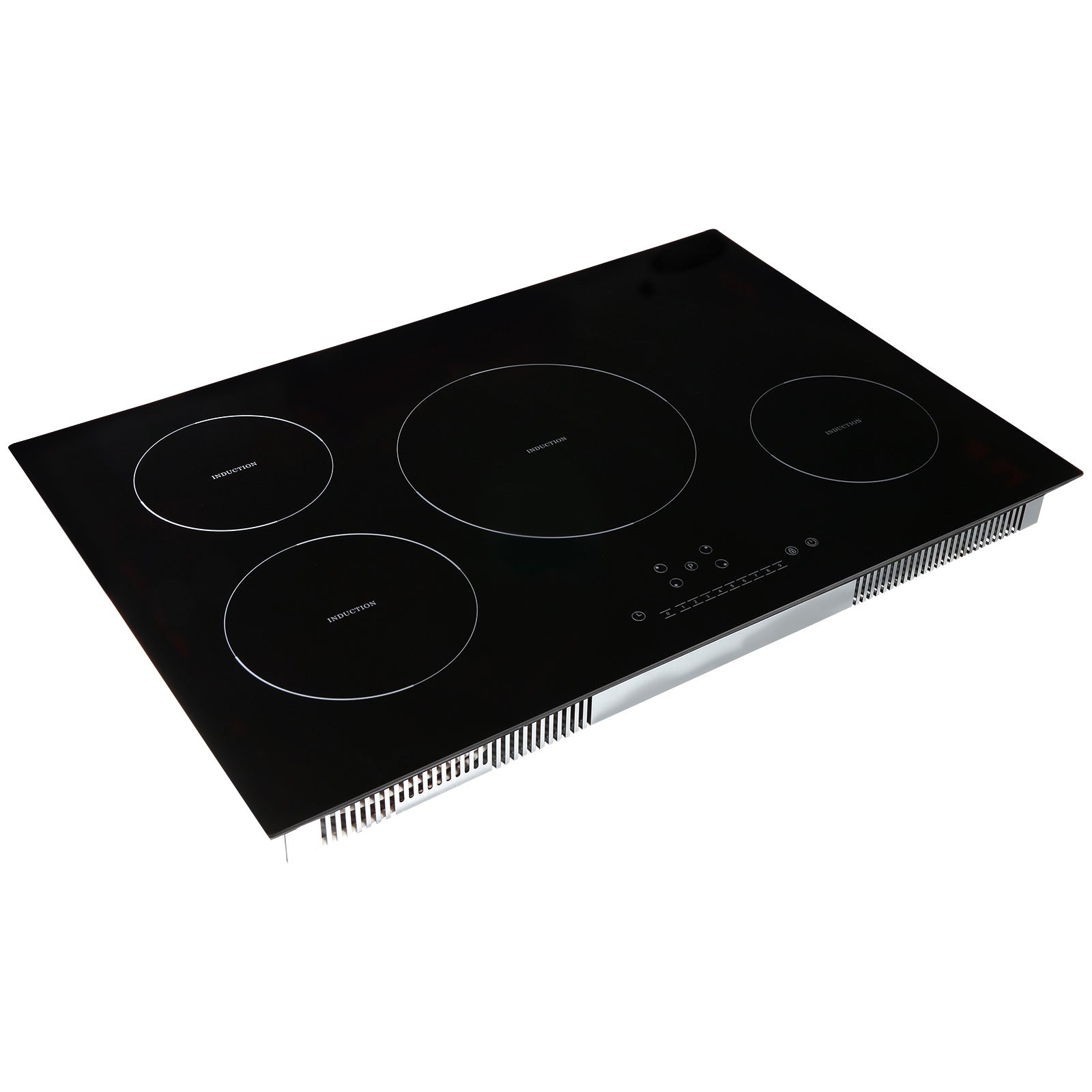 Electric Cooktop, 4 Burners, 30'' Induction Stove Top, Built-in Magnetic Cooktop 7500W, 9 Heating Level Multifunctional Burner, LED Touch Screen with Child Lock & Over-Temperature Protection