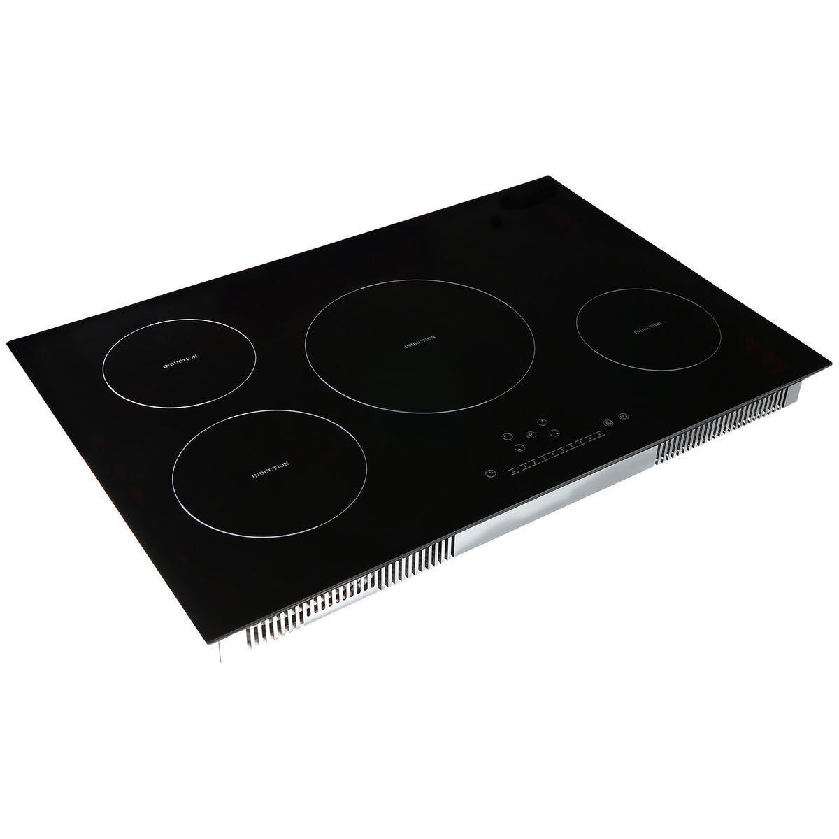 Electric Cooktop, 4 Burners, 30'' Induction Stove Top, Built-in Magnetic Cooktop 7500W, 9 Heating Level Multifunctional Burner, LED Touch Screen with Child Lock & Over-Temperature Protection