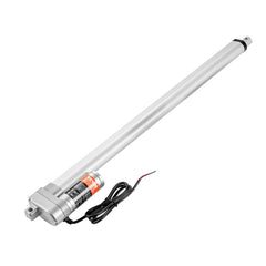 Linear Actuator 12V, 20 Inch Waterproof IP65 Linear Actuator, 660lbs/3000N 0.19"/s Linear Motion Actuator with Mounting Bracket