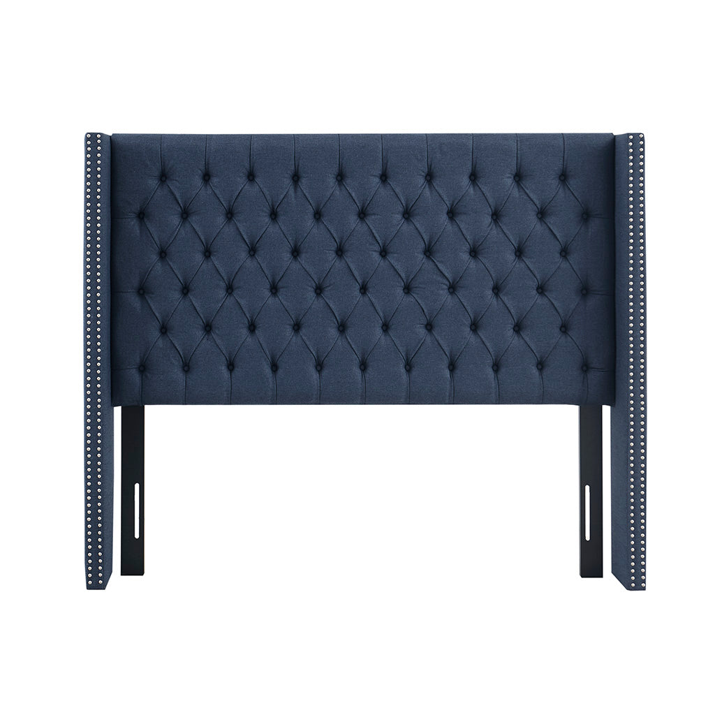 Upholstery Headboard Navy Queen