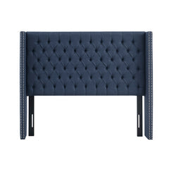 Upholstery Headboard Navy Queen