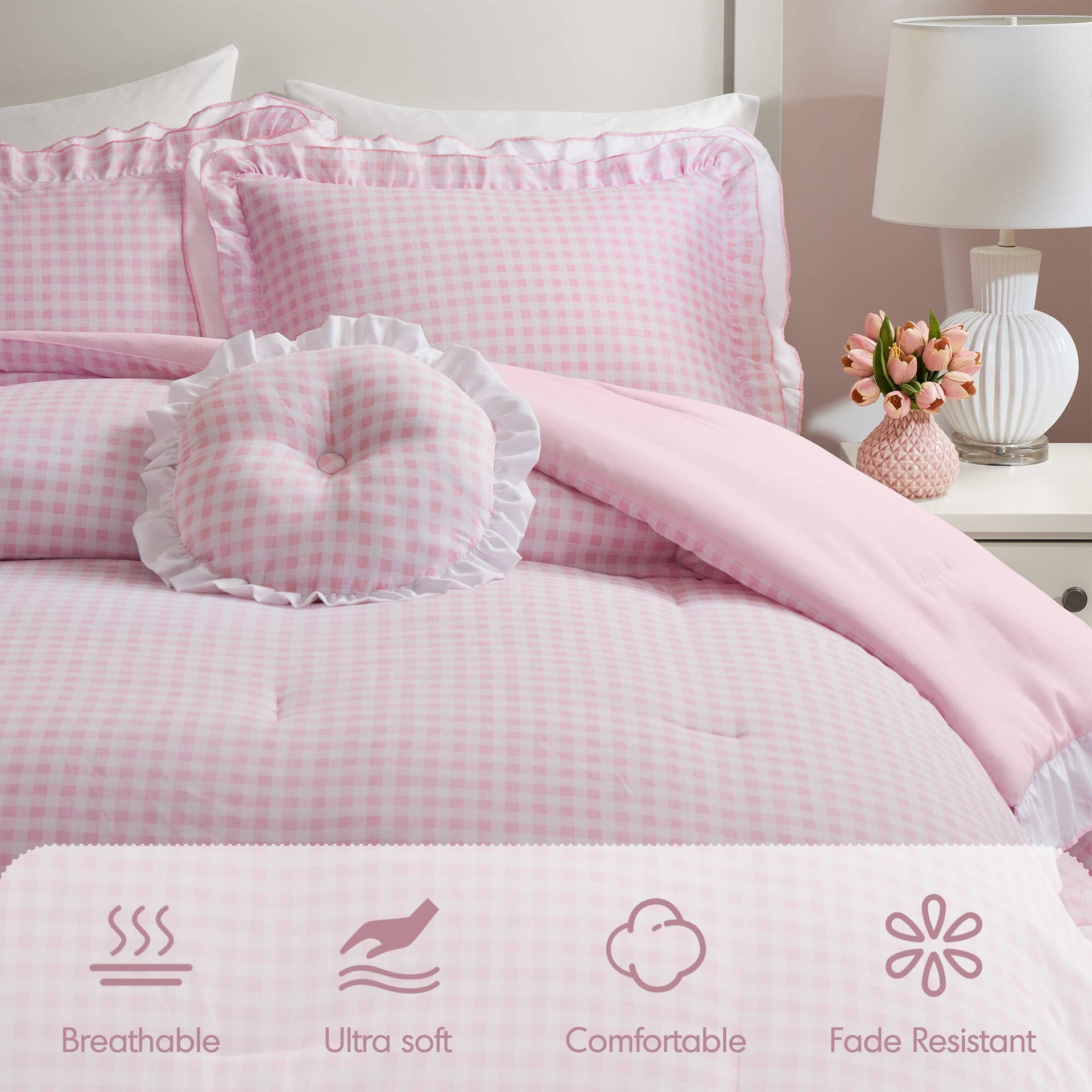 4-Piece Full/Queen Comforter Set