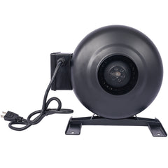 4-Inch 316 CFM Inline Duct Fan: Air Circulation Vent Blower for Hydroponics, Basements, and Kitchens