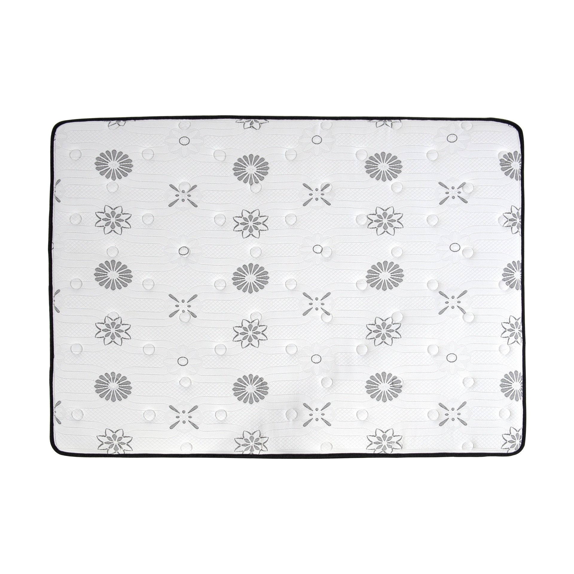 12-inch Queen Mattress Highly Breathable Quilted Cover Hybrid Mattress, White, Plush Foam Mattress in a Box, Luxury Comfort Mattress
