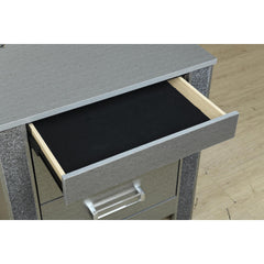 Lorenzo Silver Nightstand