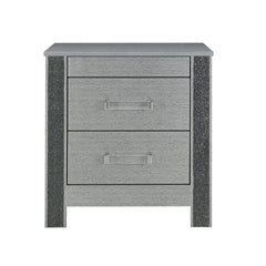 Lorenzo Silver Nightstand