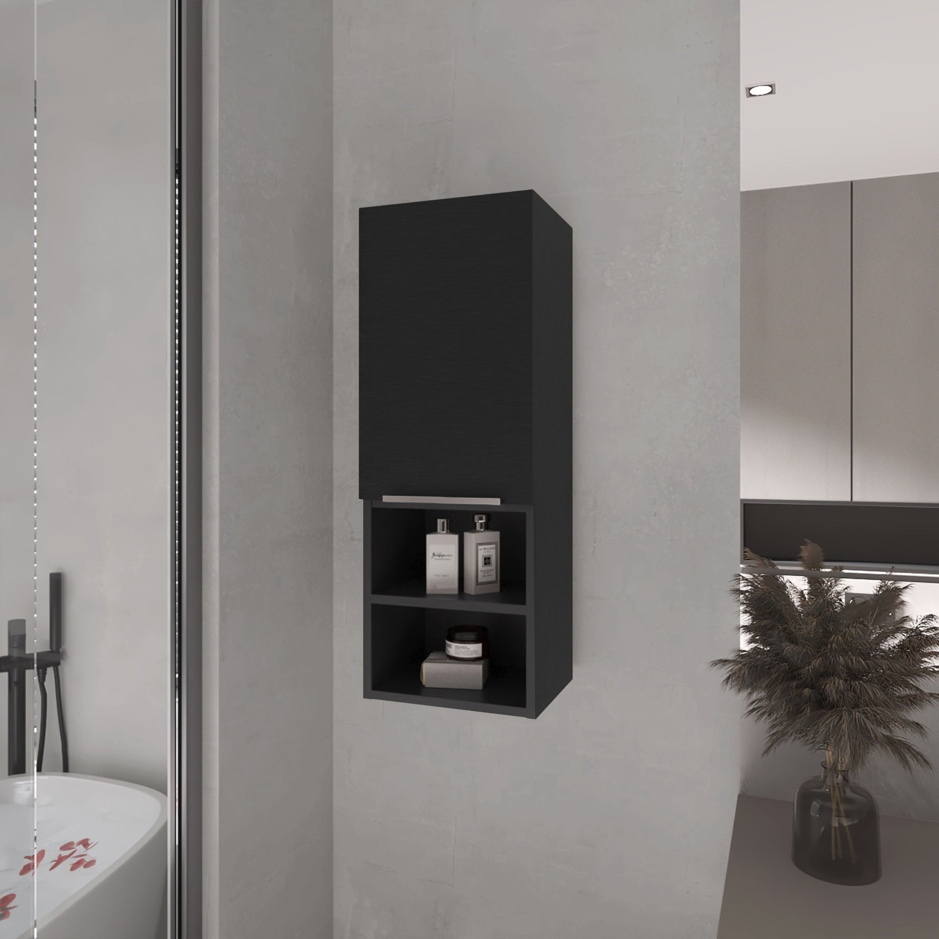 Milwaukee Medicine Cabinet, Two Shelves, Single Door Cabinet, Two Interior Shelves