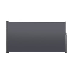Retractable Side Screen Awning, UV Resistant, Waterproof, Patio Privacy Screen for Garden, Balcony, Courtyard(Dark Grey), 118.1" x 70.9"