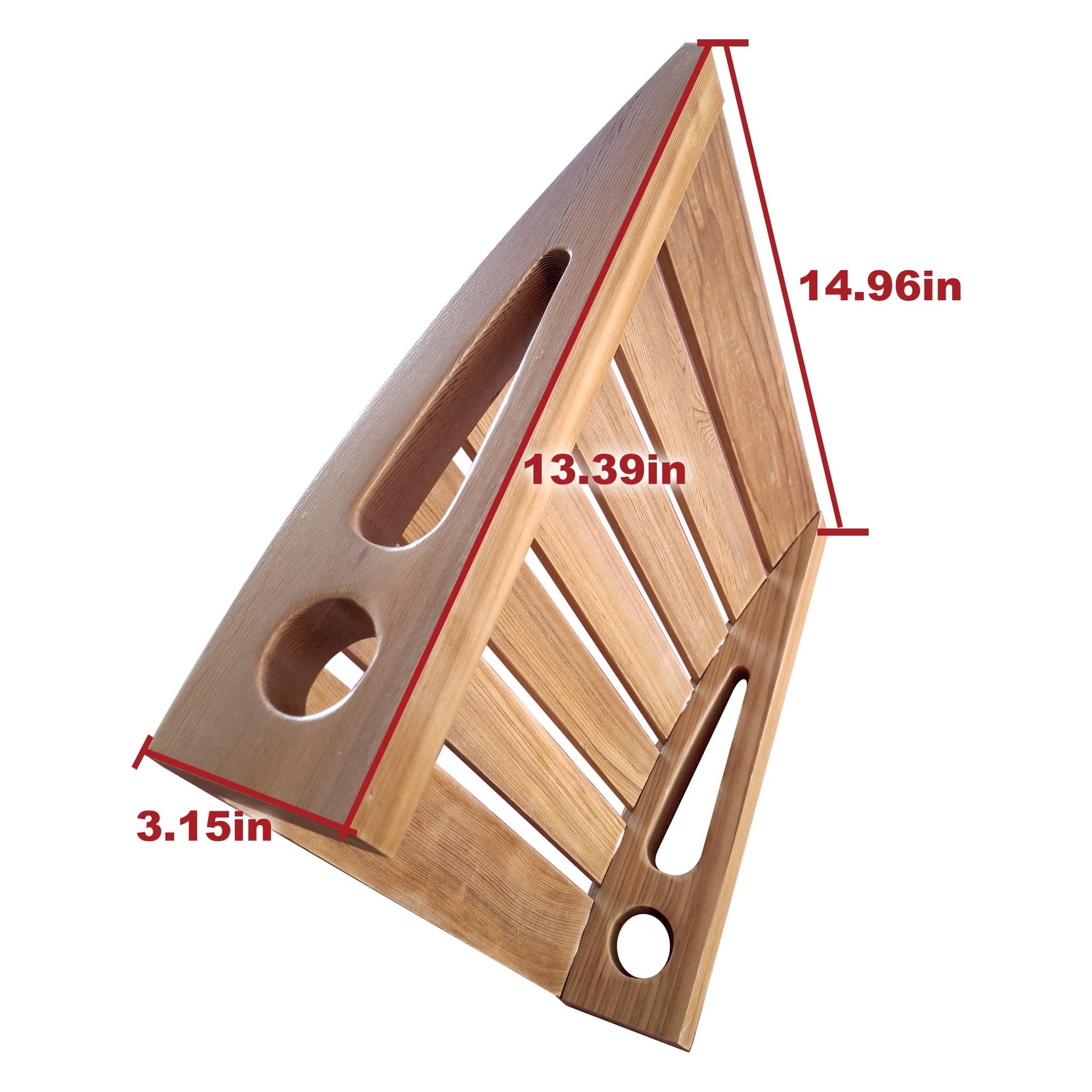 Red cedar sauna headrest