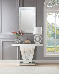 Nysa Mirrored & Faux Crystals Accent Mirror