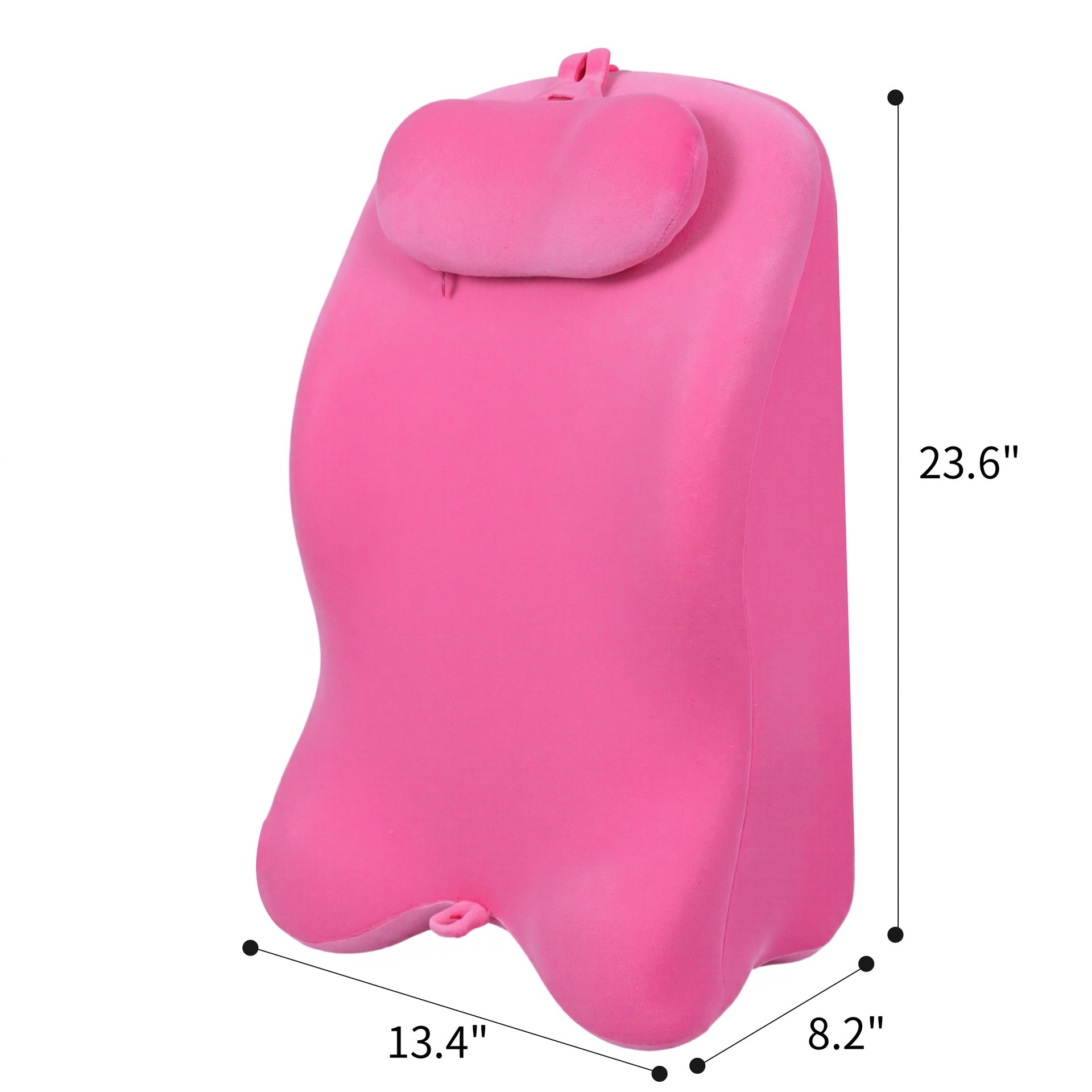 Ergonomic Spinal Posture Support & Multi-Functional Bed Pillow -pink