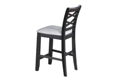 5-Piece Counter Height Table Charcoal Color