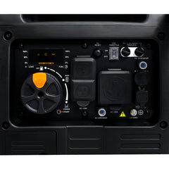 Super quiet Inverter Generator 4500w portable generator electric start, foldable handle with wheel,212cc 4 stroke EPA compliant