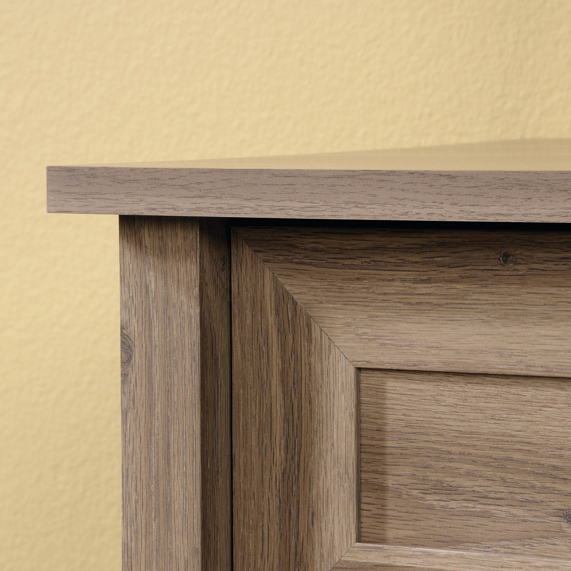 Coastal Dresser with Six Roomy Drawers, Brown Finish