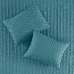 3 Piece Quilt Set Teal Full/Queen
