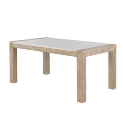 VANILLA REAL MARBLE DINING TABLE AND CHAIR SET