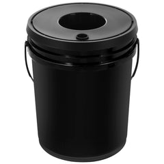 DWC Hydroponic System, 5 Gallon 5 Buckets, Deep Water Culture Growing Bucket, Hydroponics Grow Kit with Pump, Air Stone and Connected Reservoir, for Indoor/Outdoor Leafy Vegetables