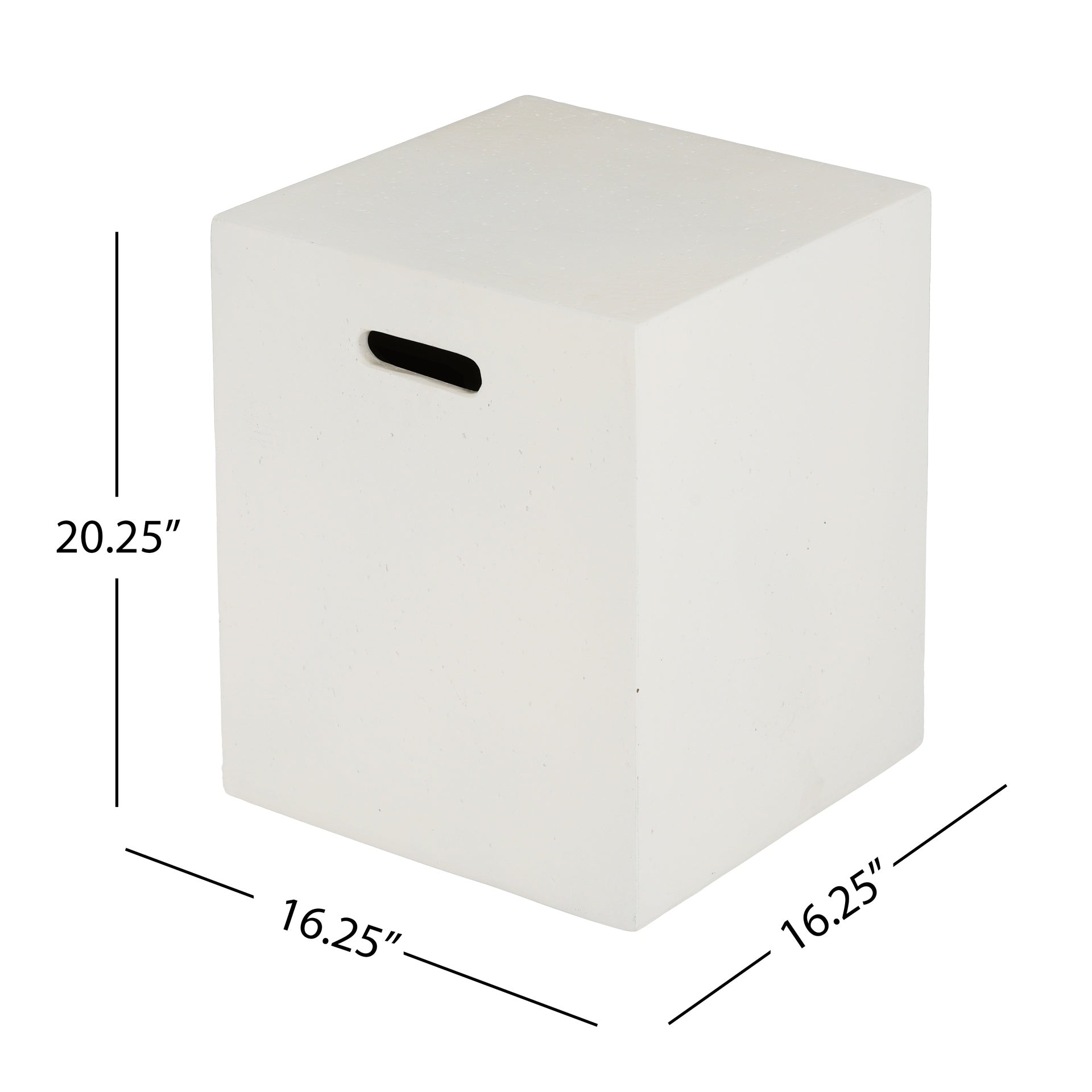 16x20 inch MGO Tank Holder/Side Table, White