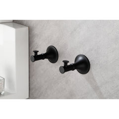 6 Piece Brass Bathroom Towel Rack Set Wall Mount