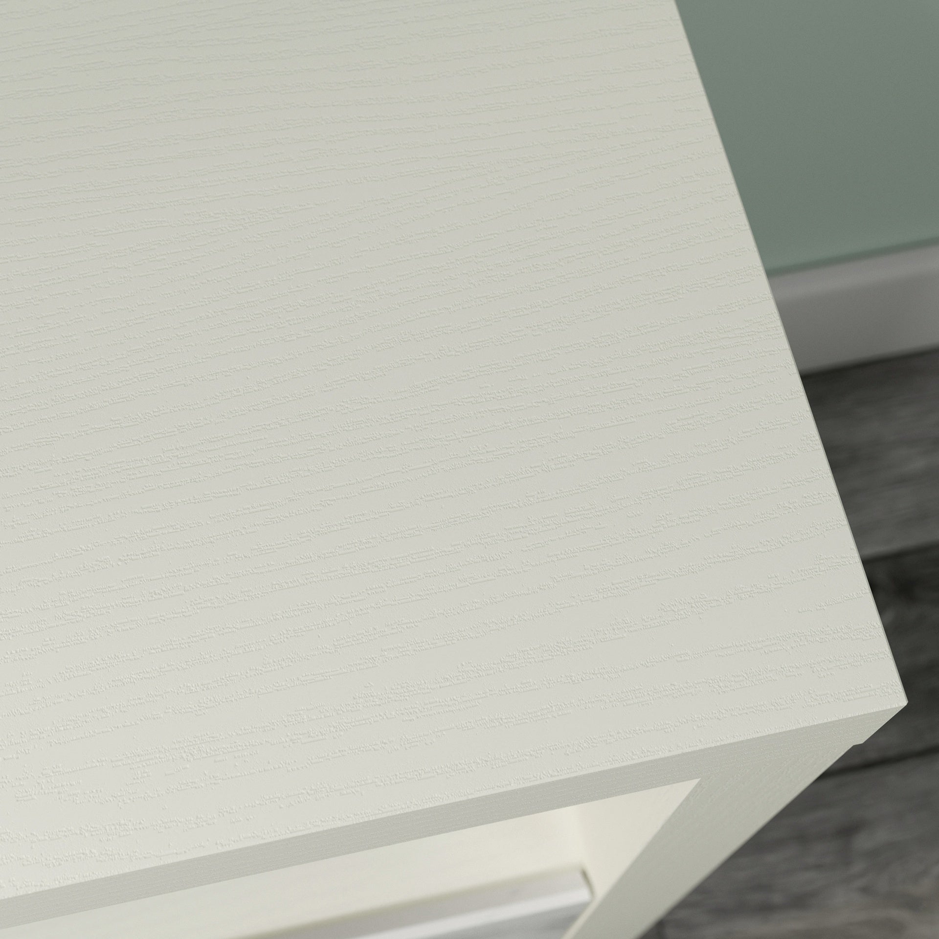 Lateral File with Cubbyhole Storage, White finish
