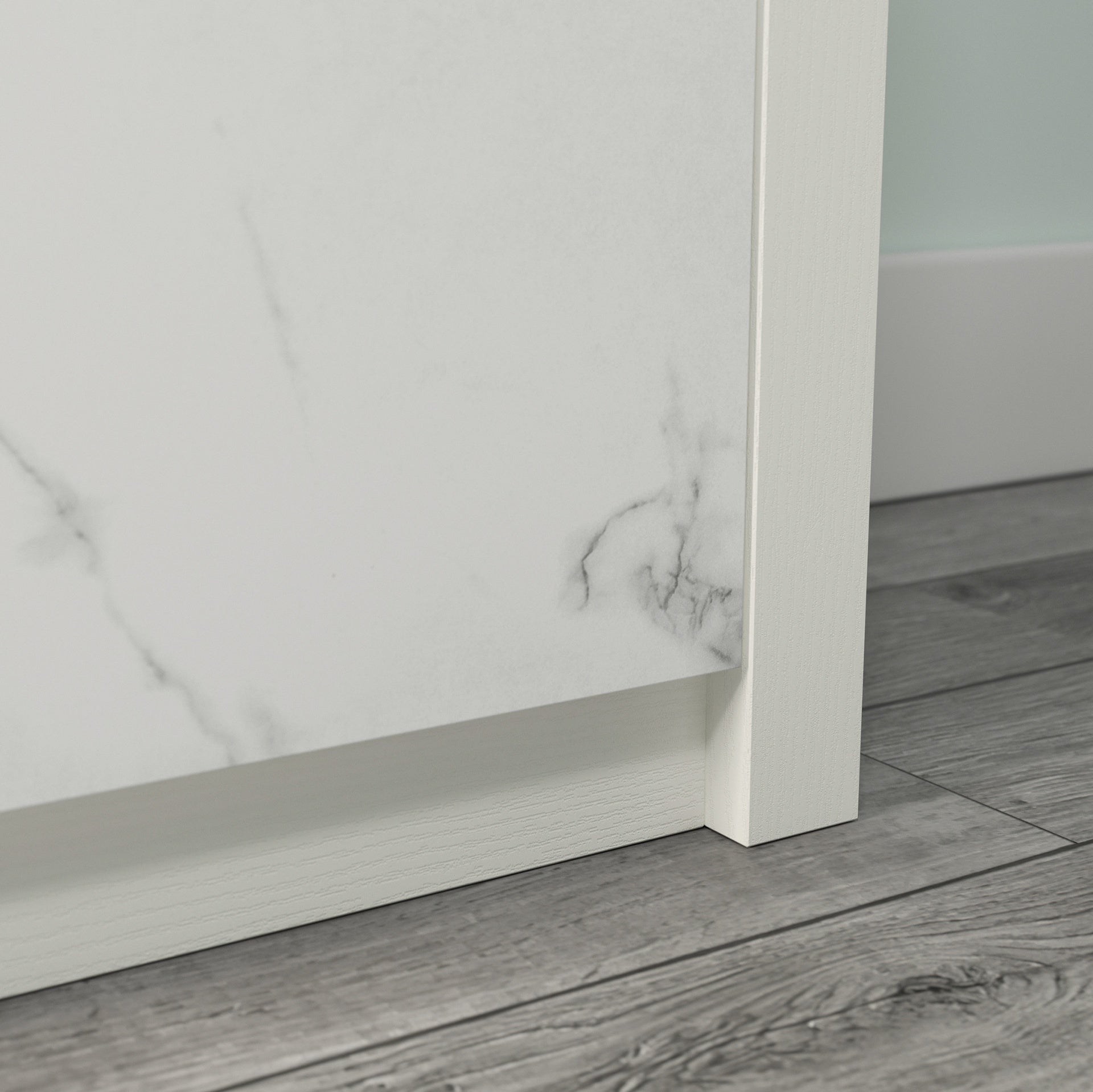Lateral File with Cubbyhole Storage, White finish