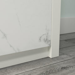Lateral File with Cubbyhole Storage, White finish