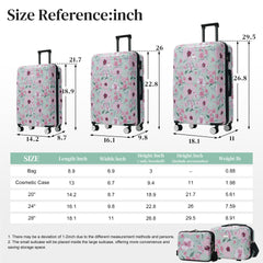 Luggage Sets New Model PC 5pcs, Hardside Lightweight Durable 20" 24" 28" Suitcases  with 8" 14" Cases, Suitcase with Lock Spinner Wheels