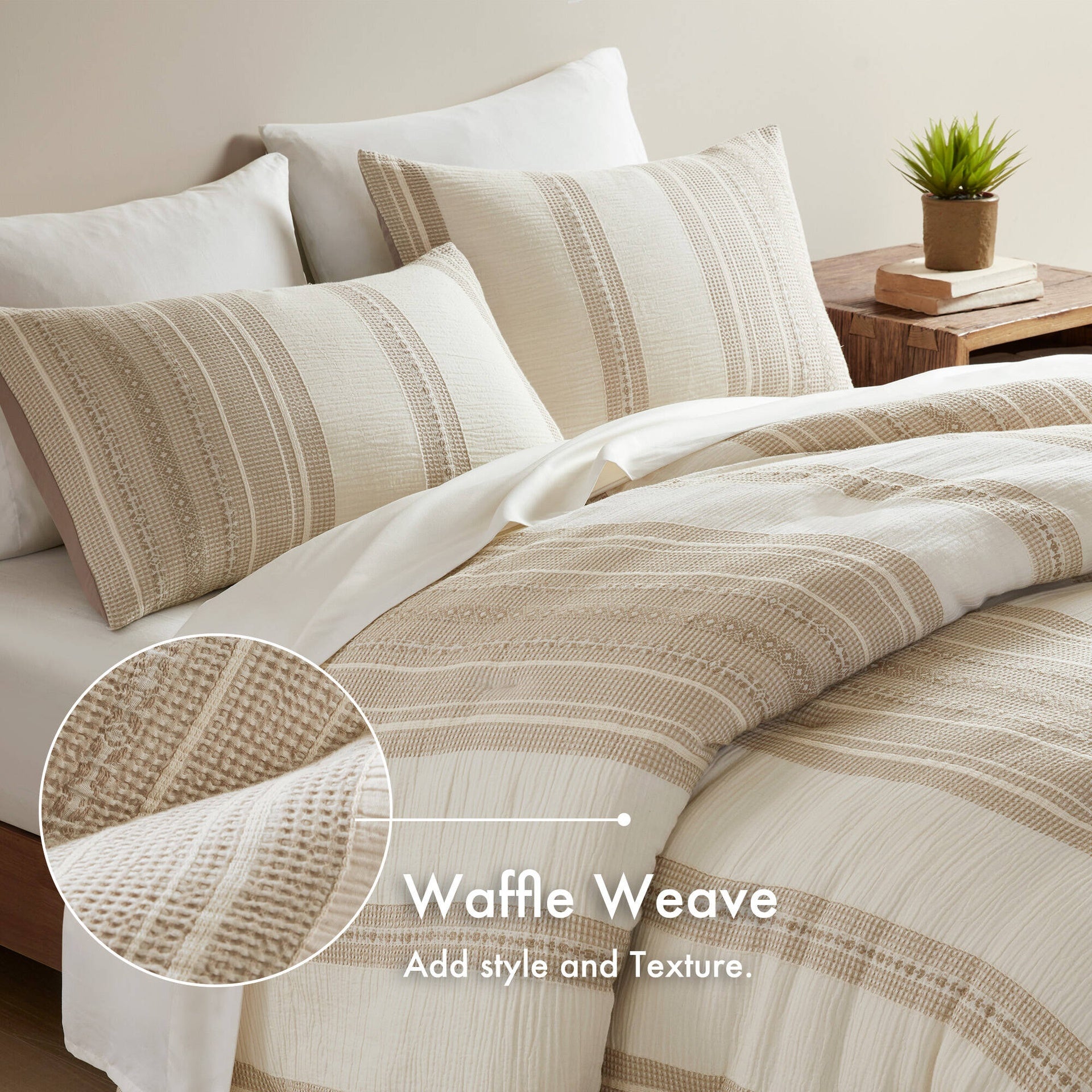 3PCS Full/Queen Comforter 3 PCS Set