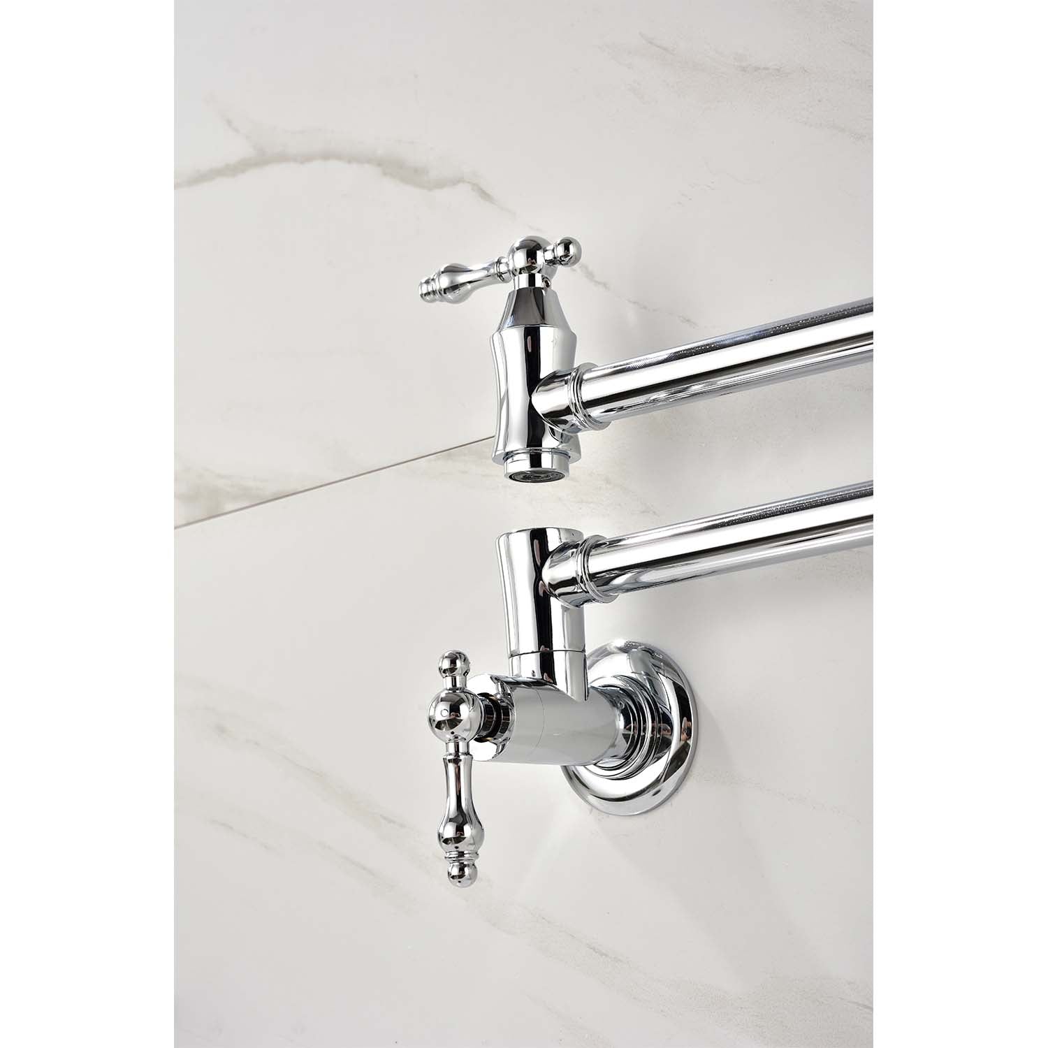 Wall Mount Folding Kitchen Pot Filler Faucet