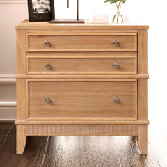 Hazel 3-Drawer Hazel 3-Drawer Side Table for Living Room, Hallway, Entryway