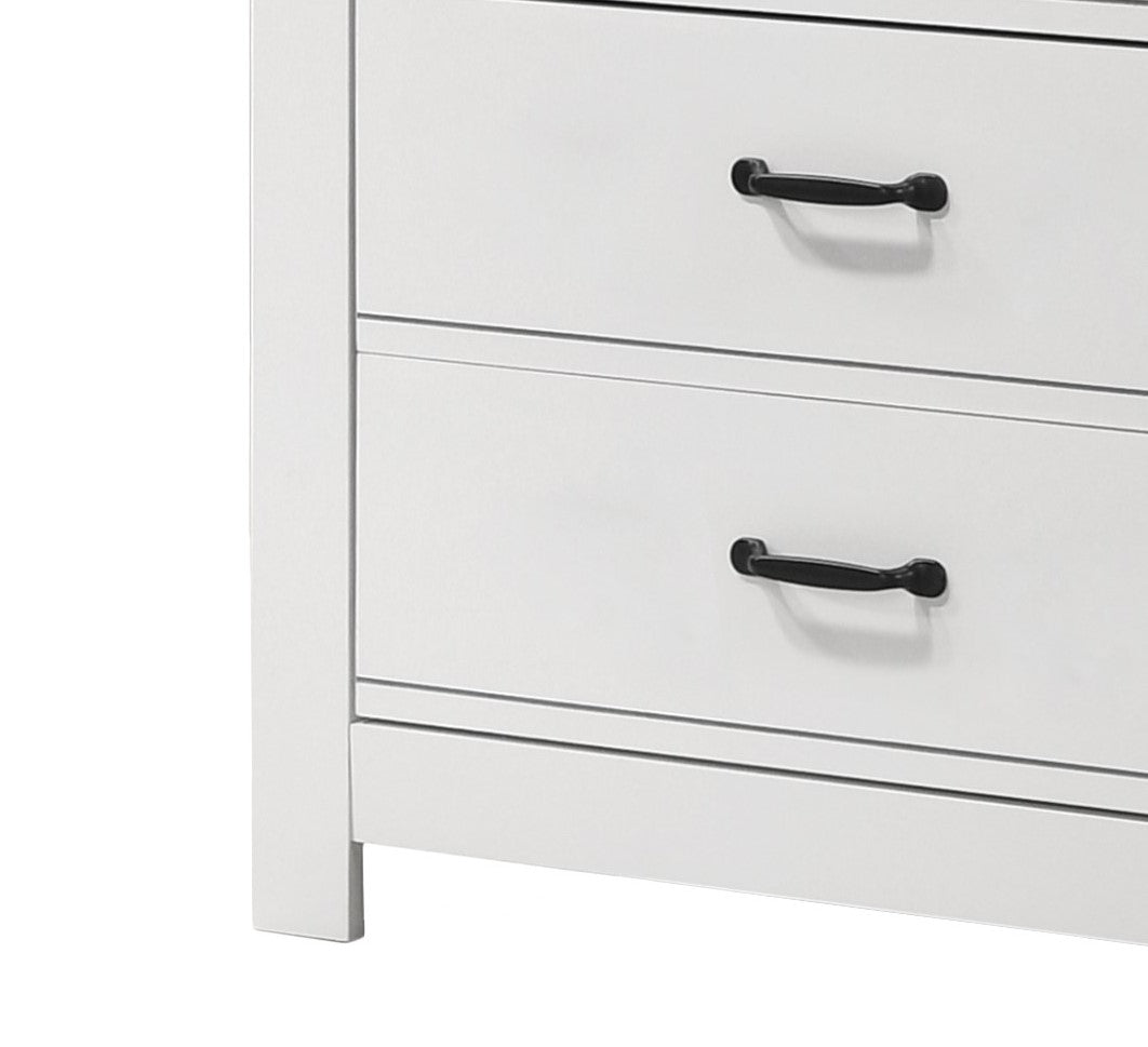 Cassini 31 inch White 5-Drawer Chest