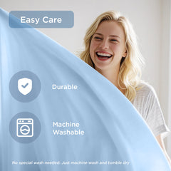 2-Piece Twin Cooling 3pc Sheet Set,Ice Blue