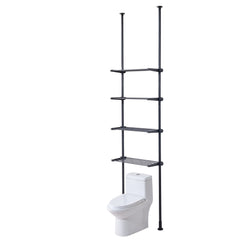Over the Toilet Storage 4-Tier Bathroom Shelf Rack Space Saver Organizer