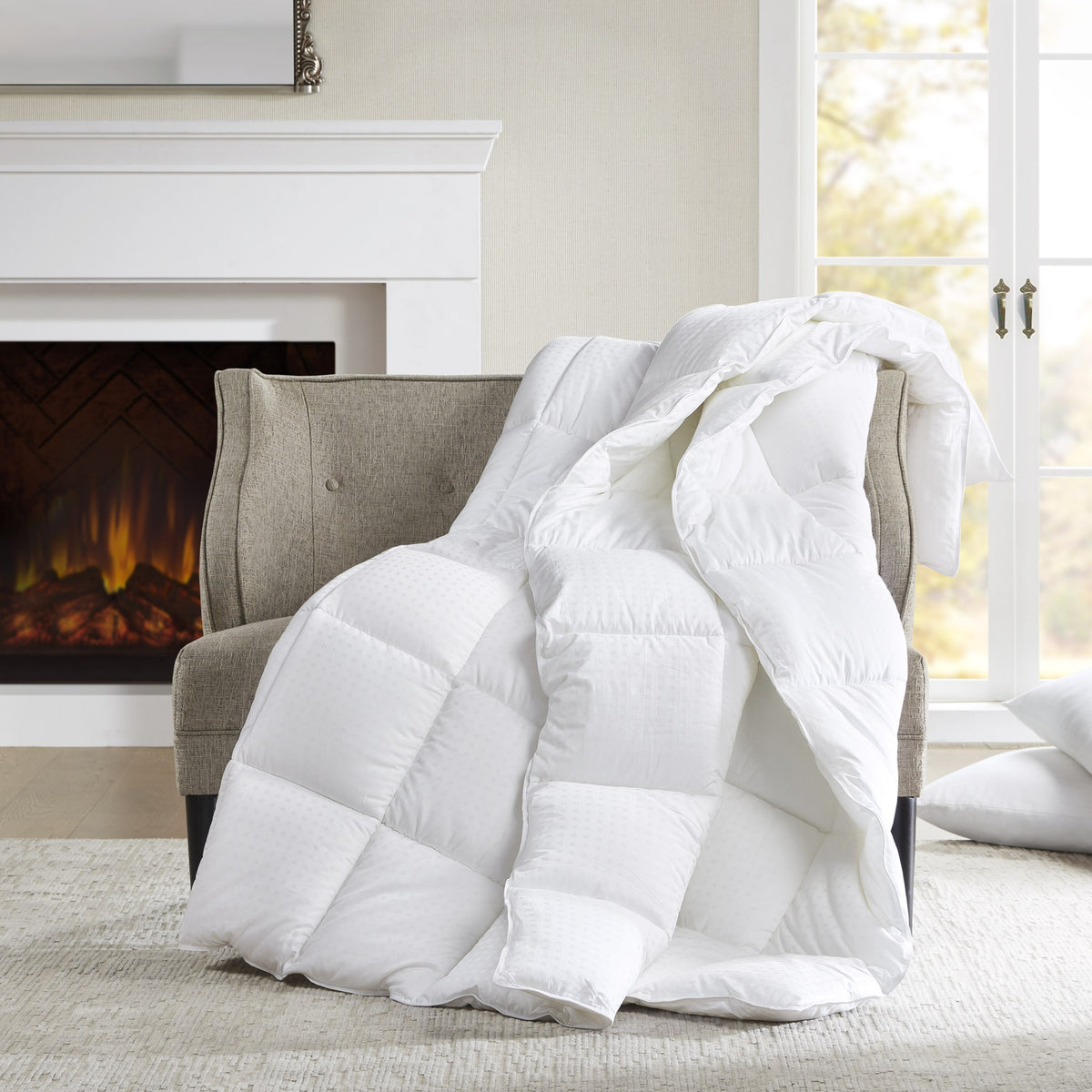 Full/Queen Dobby Cotton Down Alternative Comforter