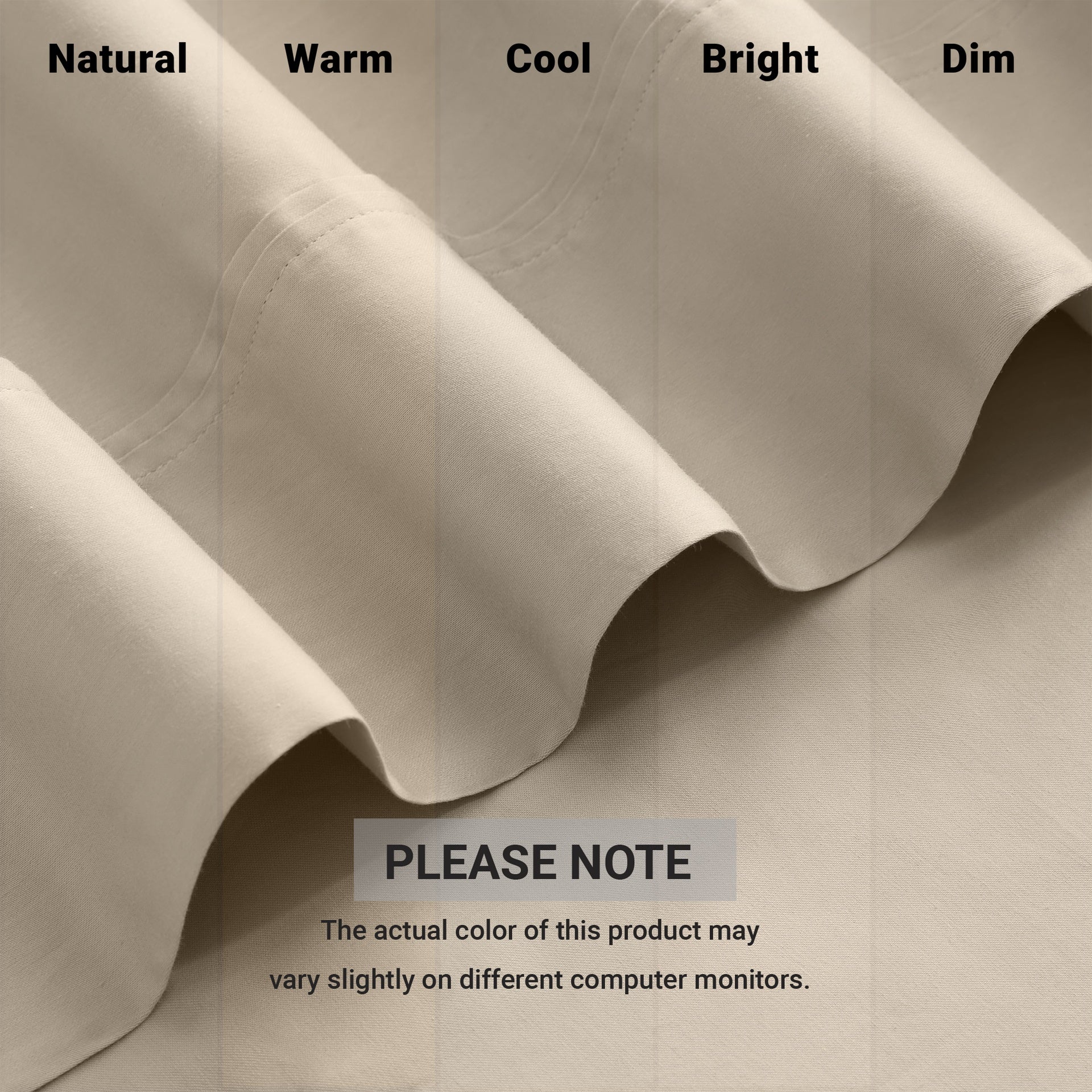 4 Pieces King Sateen Sheet Set,Linen