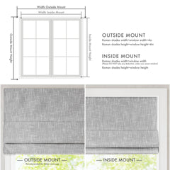 1-Piece 31x64" Total Blackout Cordless Roman Shade
